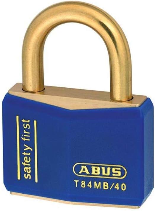 Abus T84MB/40mm Blue Rustproof Padlock KA
