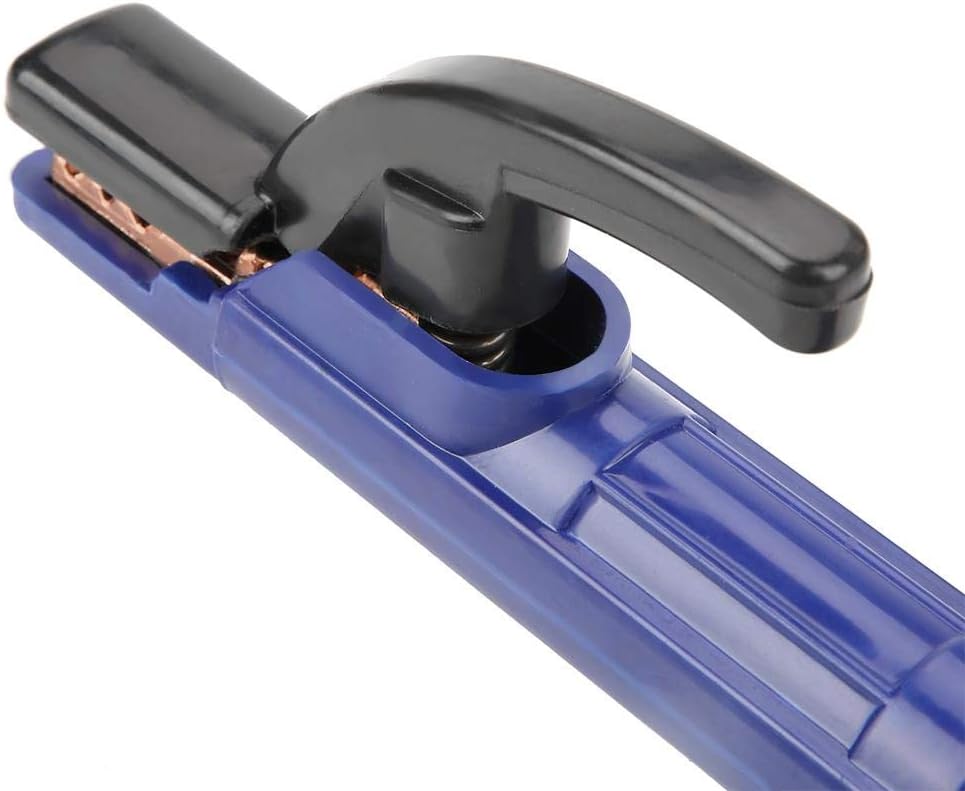 300A Electrode Holder Welding Rod Clamp Insulated Copper Clip for Arc Welding Project (20.5cm Long) - - 