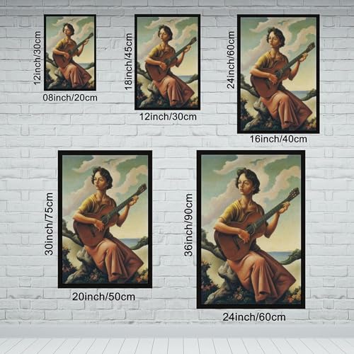 Impression sur toile Jessie de Benton pour habiller un grand mur