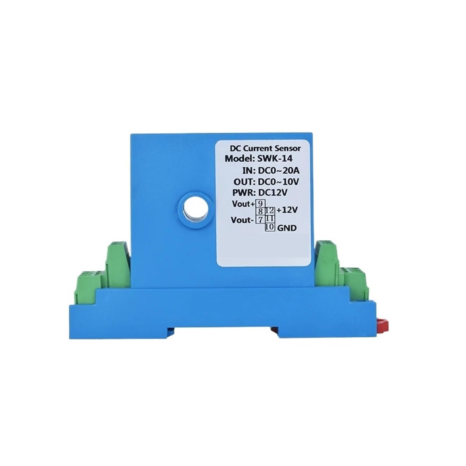 Transmetteur de courant AC DC 4-20mA SWK-14 avec technologie Hall et alimentation DC12V