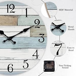Wallclock8inchsilentnontickingwallclocksbatteryoperatedcoastaldesigncountryrusticretrodecorativeforbathroomkitchenlivingroom8inch Urban Country Home Decor Wall clock 8 inch silent non ticking wall clocks battery operated coastal design country rustic retro decorative for bathroom kitchen living room8 inch urban country home decor