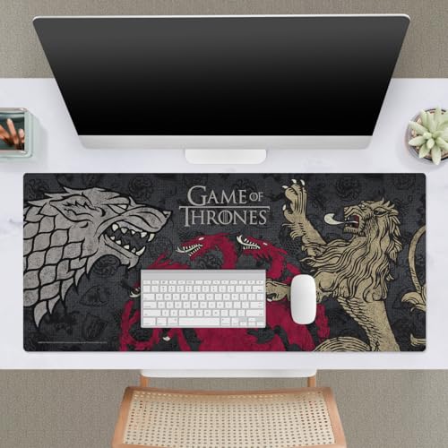 Tapis de souris gaming grande taille Game of Thrones imperméable et antidérapant de 90cm - 3