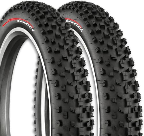 Fincci Pair 26x4.0 Fat Bike Tires - Big 26 inch Bike Tires, ...
