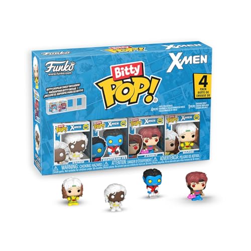 Funko Bitty Pack: X-Men - GambitE una Mini Figura Misteriosa a Sorpresa - 0.9 Inch (2.2 Cm) - Storm da Collezione - Ripiano Espositivo Impilabile Incluso - Idea Regalo - Borse Party Stocking