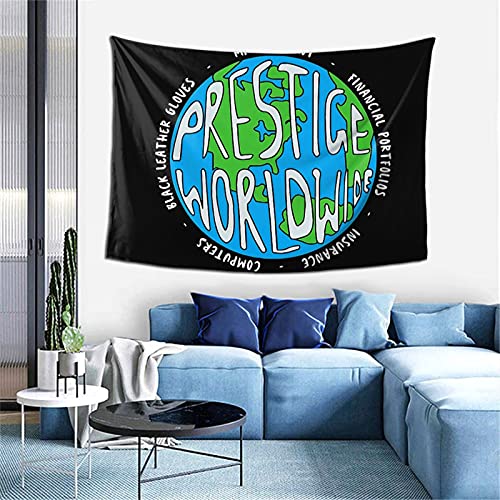 Mioolkt Step Brothers Prestige Worldwide Tapestry Wall Hanging Tapestry, HD Pattern Wall Tapestry Home Decor for Bedrooms Living Rooms Dorm Studios Women Men Girls Boys 60 x 40 in Black, One Size
