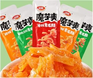 おつまみ 辣条 中国 お菓子 零食 辛いお菓子 : 魔芋爽 ネットセレブ中国 お菓子まくる 3つの味がミックスされた24パック/18g