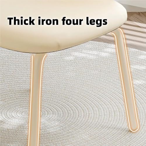 Silla giratoria de cuero con diseño exclusivo y respaldo cómodo para estancias elegantes 6