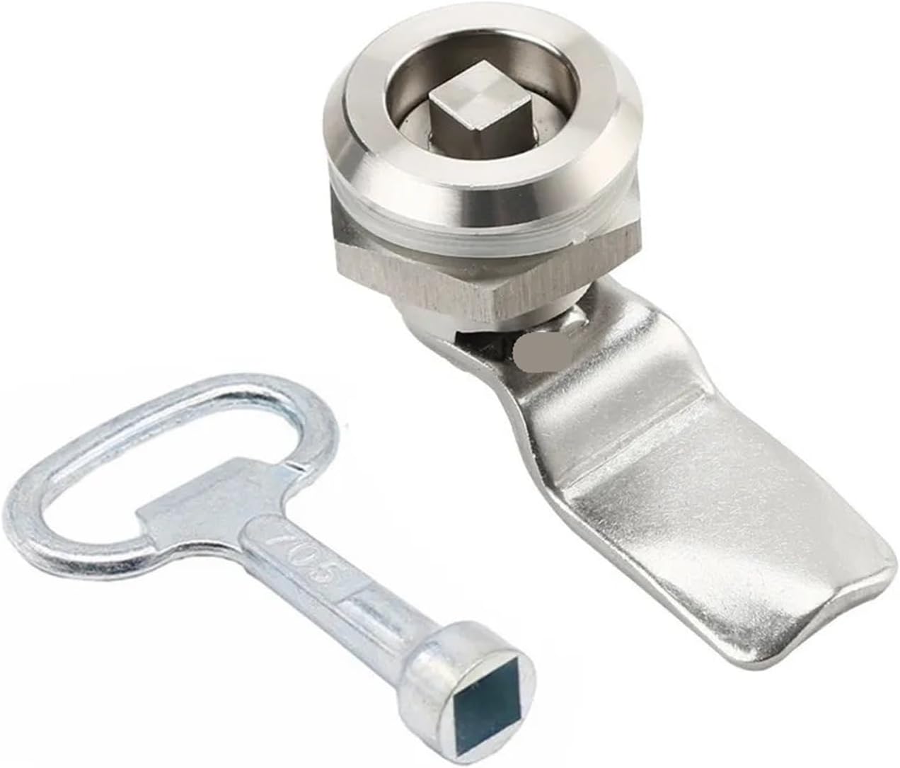 22mm Distribution Cabinet Lock Panel Lock 4-Corner Lock Cylinder Cabinet Door Lock Cam Cabinet Lock MS705 1Pcs(4 Angle Lock core PT)