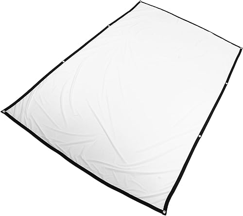 Pantalla de proyección blanca del poliéster para el uso al aire libre interior del teatro con la superficie suave de la arruga