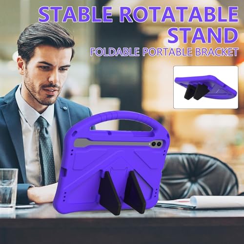 Protection EVA violette Samsung Galaxy Tab S10 FE antichoc et portable