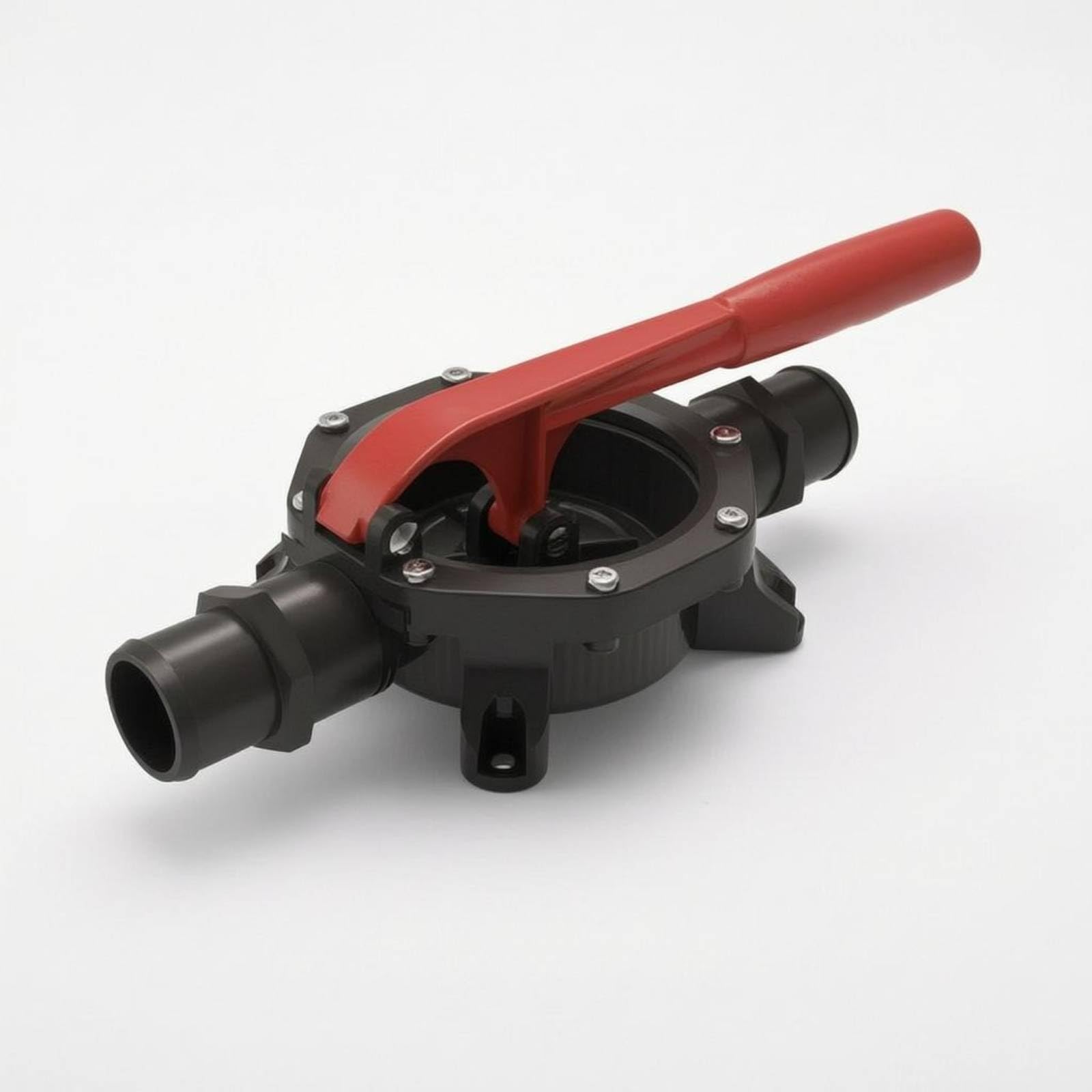 Pompa di Sentina Manuale Pompa a Diaframma Pompa Manuale Pompa Portatile Pompa a Leva Struttura in Polipropilene con Diaframma EPDM E Collegamenti