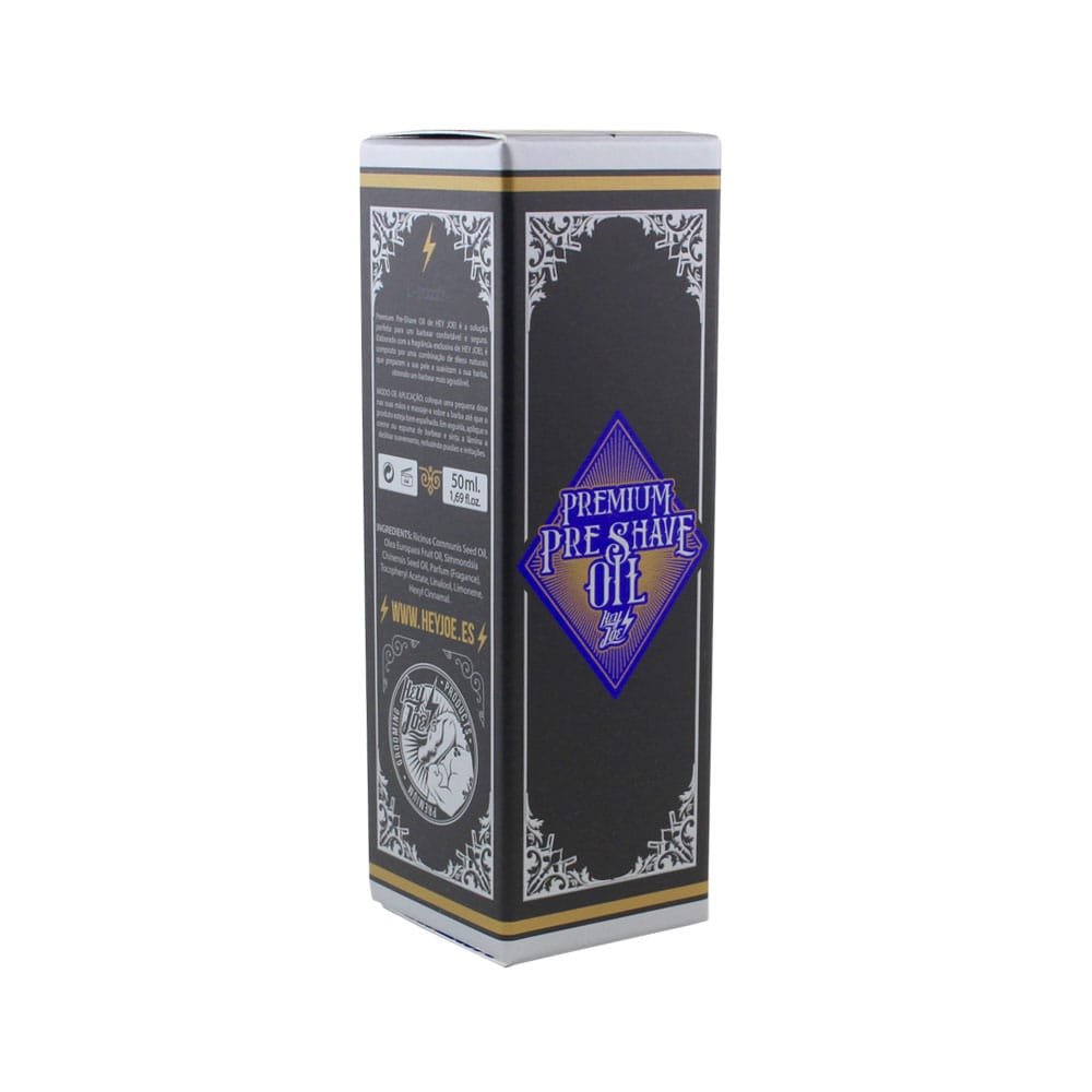 HEY JOE - Premium Pre-Shave Oil 50 ml | Aceite pre-afeitado 50 ml