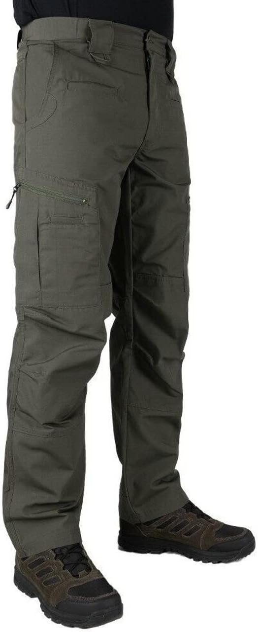 LAPG Men's Atlas Stretch Tactical Cargo Pants, Durable & Lightweight Ripstop Work Pants, Outdoor Hiking Pants for Men