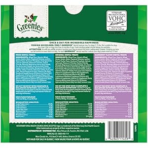 GREENIES TEENIE Natural Dog Dental Care Chews Oral Health Dog Treats 3-Flavor Variety Pack, (3) 12 oz. Pouches, 129 Total Treats GREENIES TEENIE Natural Dog Dental Care Chews Oral Health Dog Treats 3 Flavor Variety Pack 3 12 oz Pouches 129 Total Treats