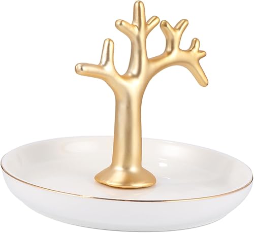 BESTOYARD 1 unidad para collar, aretes, bandeja de joyería, plato de aretes, bandejas, bandejas, decorativo, bandeja para anillos, bandeja de