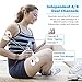 Easy@Home Rechargeable TENS Unit + EMS Muscle Stimulator, 2 Independent Channels, 20 Intensity Levels, 8 Massage Types+16 Modes, 510K Cleared FSA Eligible Handheld Electronic Pulse Massager, EHE029G-B