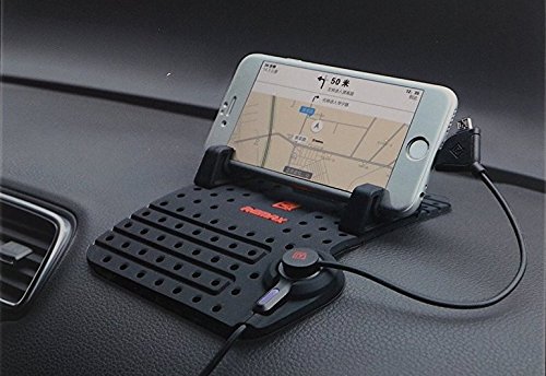Remax Mobile Holder For Car Dashboard,Black, Imported