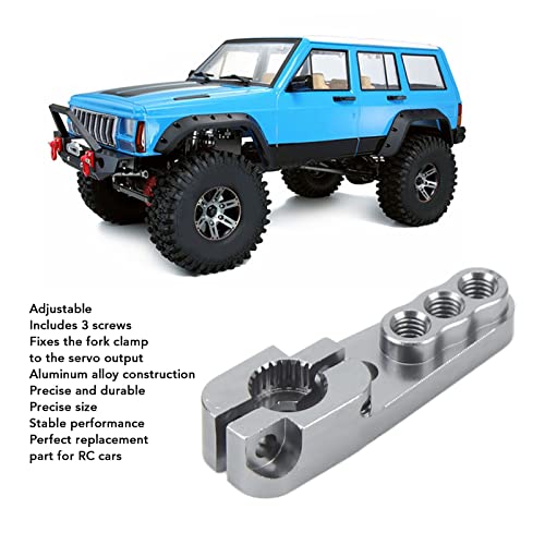 Dauerhaft Servo Horns, 3 Holes Durable 25T Servo Horn Steering Arms For Off Road Vehicles(Titanium Color) #TOP3