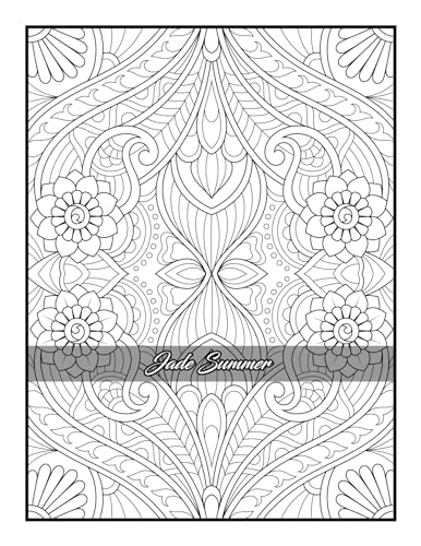 100 Amazing Patterns: An Adult Coloring Book with Fun, Easy, and Relaxing Coloring Pages - Image 28