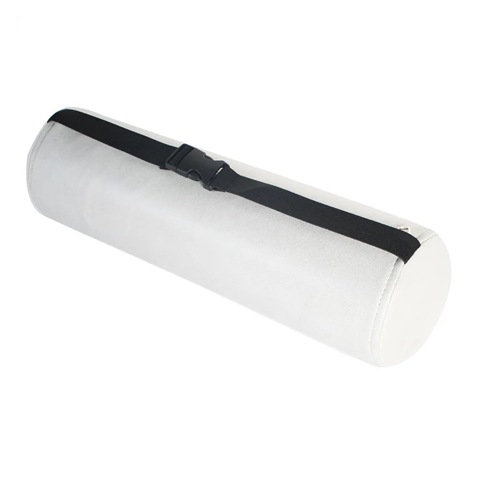Luoaxinn Rice Gray Lumbar Roll Pillow Lumbar Support Roll Cylindrical Waist Office Home Fabric Pillow(,12Cm*40Cm)