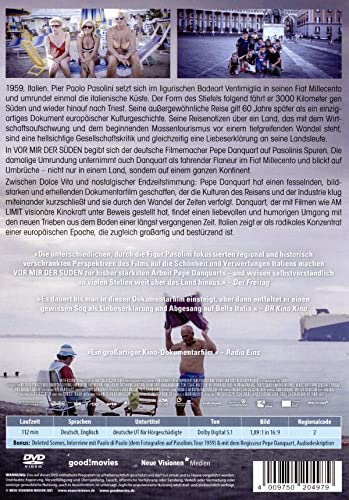 Vor mir der Süden [DVD] de Colección Documental Italia Pasolini 3