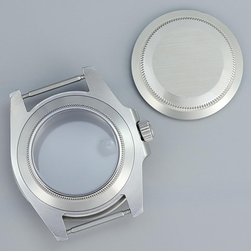40mm Diver SUB Watch Case 316L Stainless Steel Fits NH35 NH36 2824 8215 Automatic Movement Sapphire Glass Replacement Watch Case