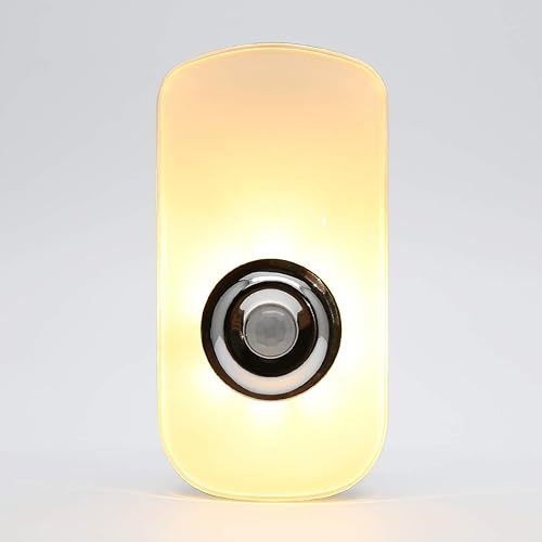 Miniatura 1 de Sensky Luz nocturna con sensor de movimiento 3 en 1 enchufable, linterna recargable, luz nocturna de emergencia para dormitorio, baño, sala de