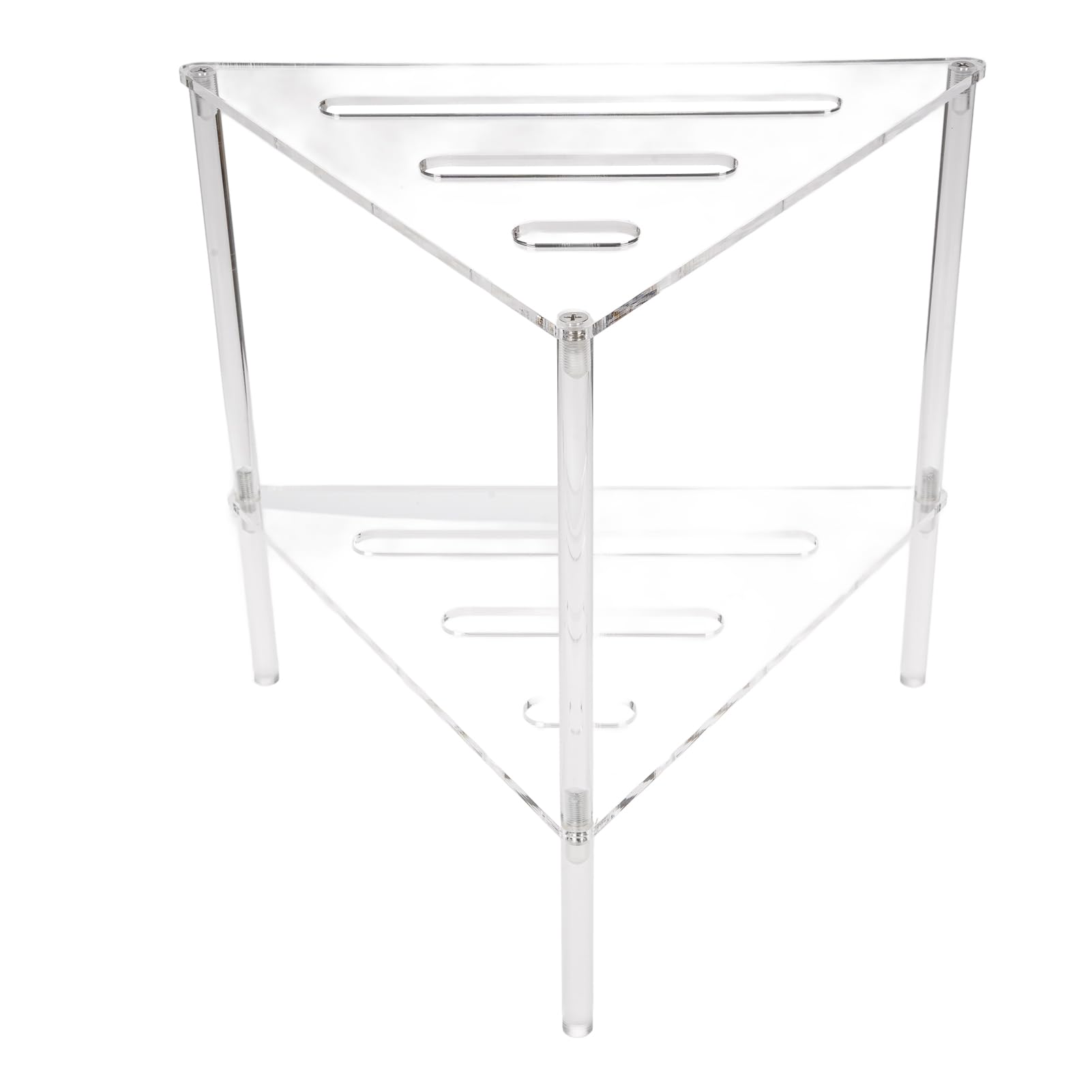 lyrlody 2 Tier Shower Organizer Acrylic Corner Shower Caddy with Holder for Bathroom Bathtub Kitchen Living Room Bedroom