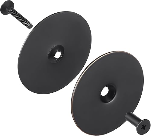 1 juego de placa de llenado de orificios de puerta, 2-58 pulgadas de diámetro, tornillos de conexión de 1 pulgada y 2 pulgadas, placa de cubierta de