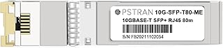 10GBASE-T SFP+ to RJ45 Copper Transceiver Module Compatible for Mellanox MFM1T02A-T80 Brocade 10G-SFPP-T80 Extreme 10338 10301-T80 10G SFP+ 80m Cat6a/7