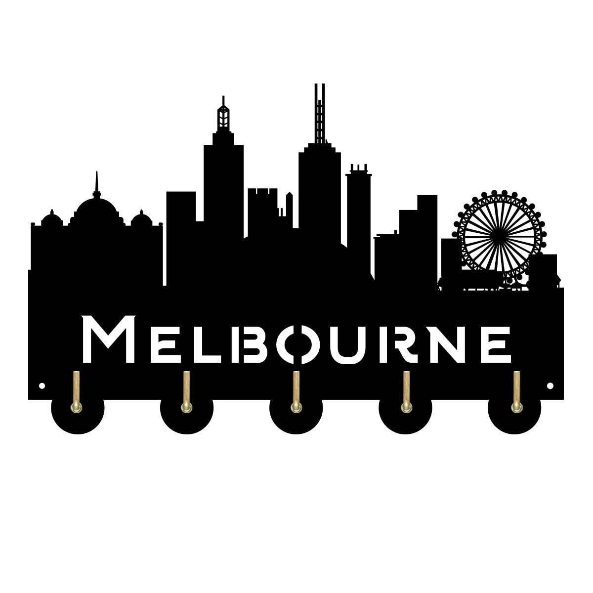 Crochets muraux en bois Melbourne cadeau idéal pour designer