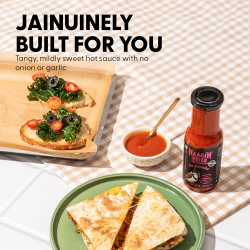Image of Naagin Jainuine Hot Sauce (215g) | Jain Friendly | No Onion, No Garlic | Mildly Spicy | Fruity & Balanced | Vegan | Dip, Cook | Perfect for Snacks, Indian Meals & Cooking