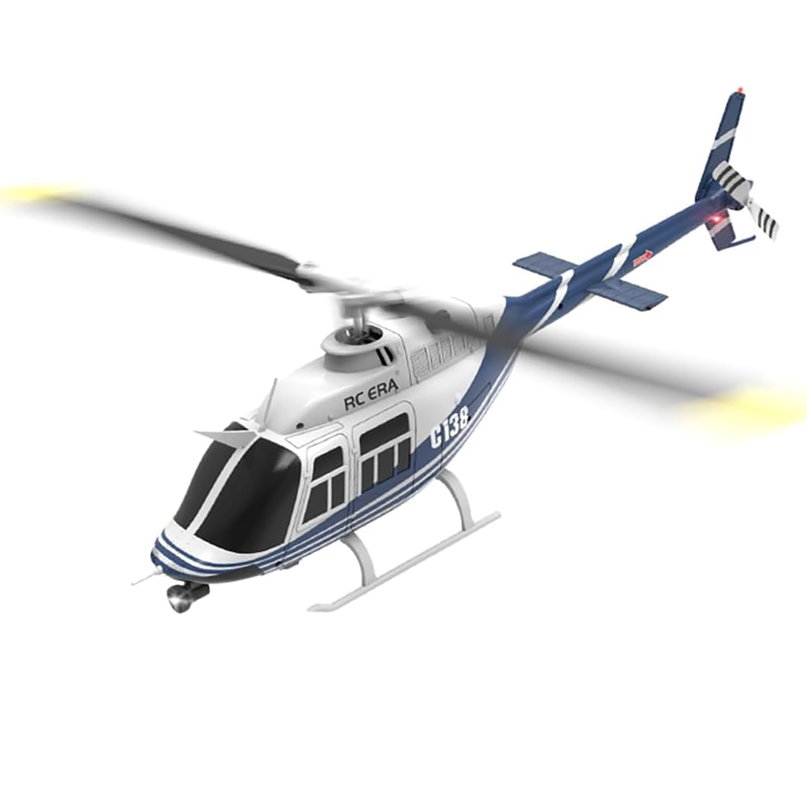 Helikopter RC ERA C138 2.4 G 6 CH bez lotek z utrzymywaniem wysokości i optycznym pozycjonowaniem przepływu Skala 1/33 Wersja RTF,Blue