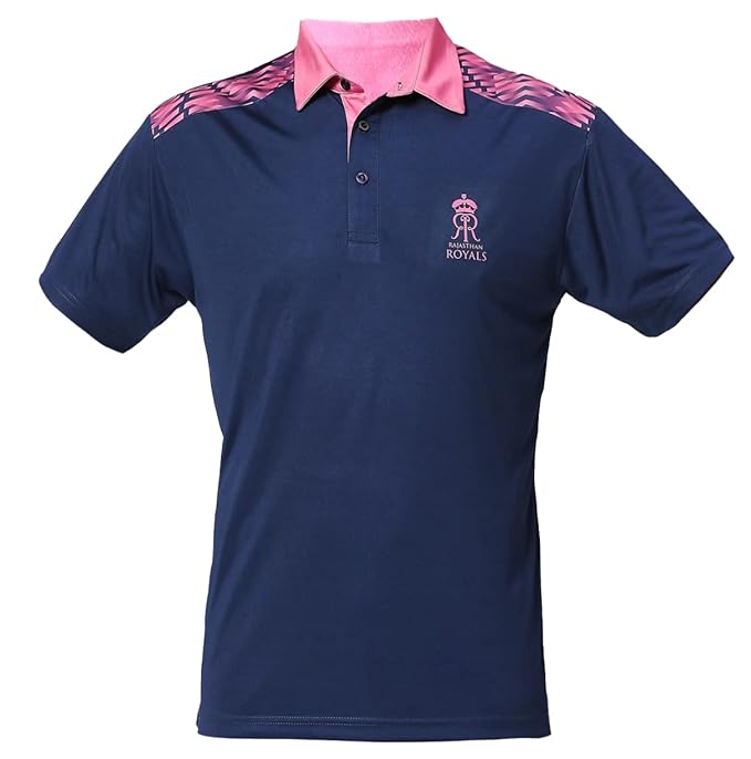 playR Unisex Kid's Regular Fit T-Shirt (PRRR23-2010PK_Navy/Pink 14 Years-15 Years)