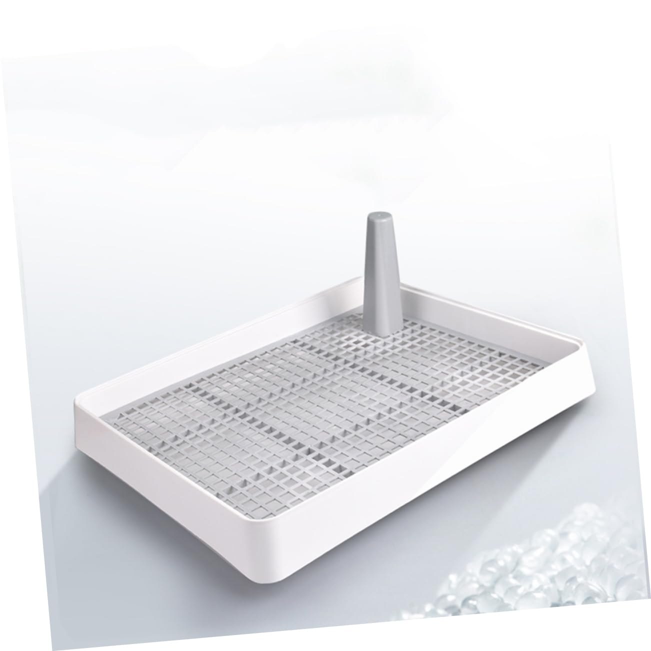 HANABASS Pet Restroom Grass Mat for Dogs Potty Dog Portable Toilet Urinal Basin for Potty Training