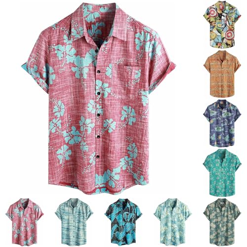 Chemise hawaïenne homme décontractée à manches courtes - 2