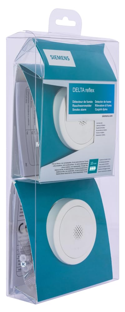 SIEMENS - Lot de 2 Détecteurs de Fumée 5TC1292-7 NF Autonomie