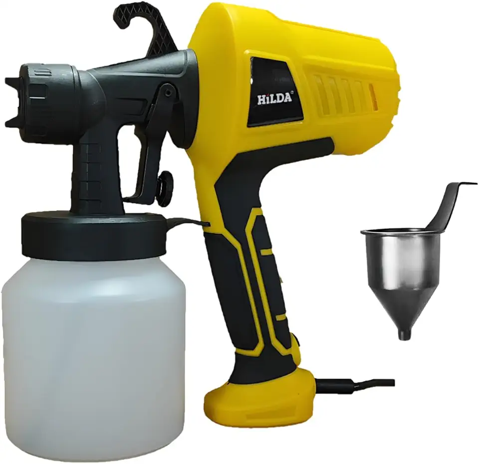 Pulverizador De Tinta Elétrico Pistola De Pintura 500w (110V Amarelo)