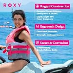 ROXY Women's Life Vest, USCG Approved Type III PFD, Light-Weight EPE Foam Life Jacket with Quick-Release Buckles and Drain Holes, for Boating, Fishing, Kayaking Rafting Watersports - Image 5