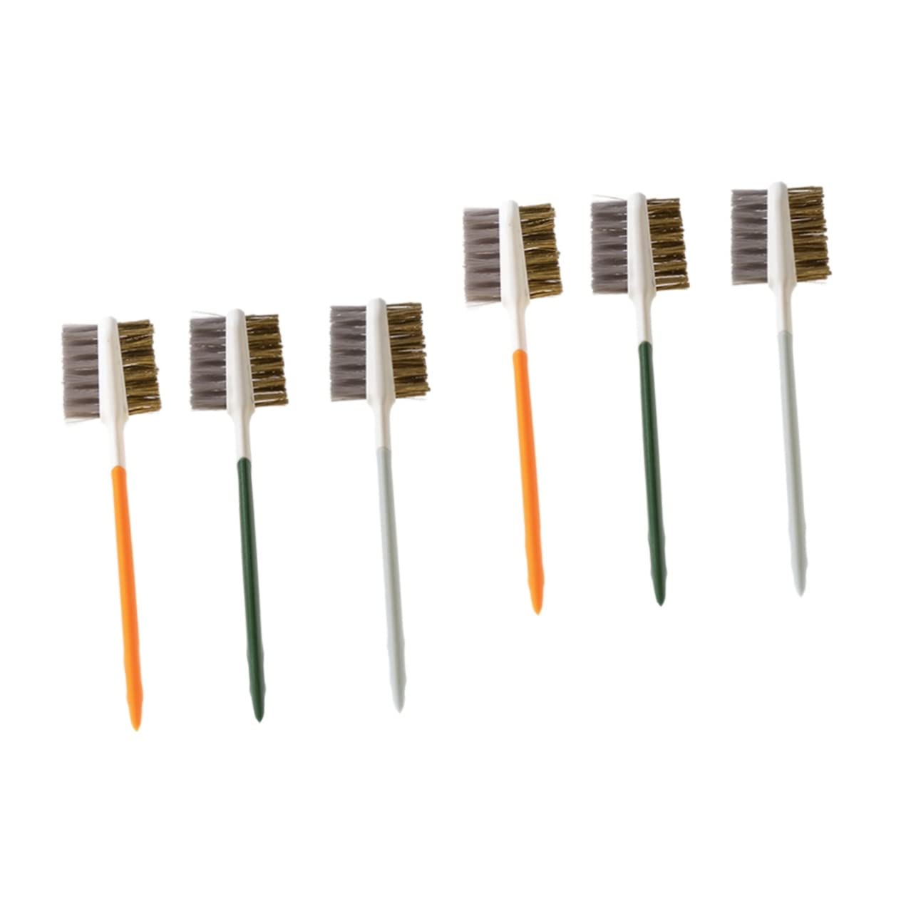 STOBAZA 6 Pcs Handle Wire Brush Paint Tools Scrubber Plumbing Tools Gas Range Cleaner Rust Cleaner Brushe Tube Cleaning Brush Stovetop Brush Gas Stove Cleaning Brush Steel Wire