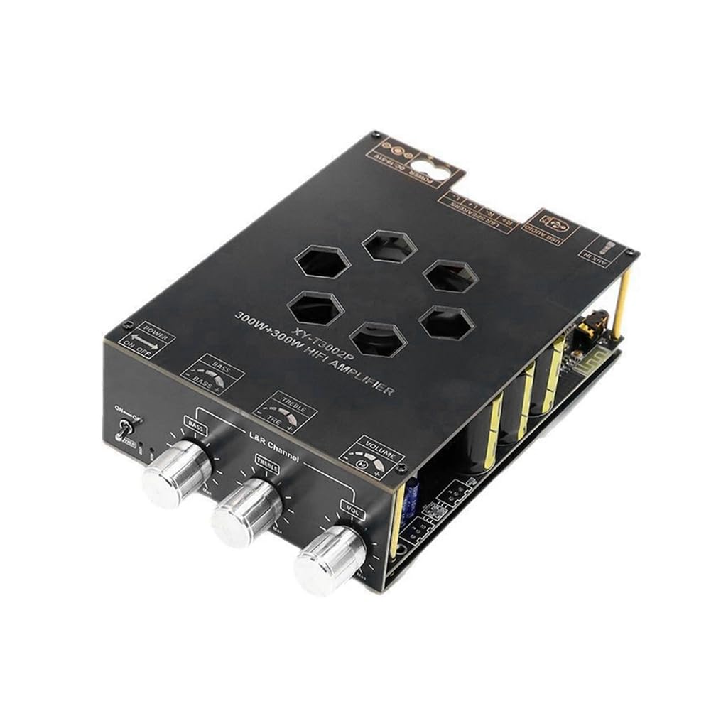 Conseil D'Amplificateur Audio Bluetooth XY-T3002P 300Wx 2 Module D'Amplificateur Audio TPA3255 avec Boîtier et Subwoofer Stéréo AMP Board