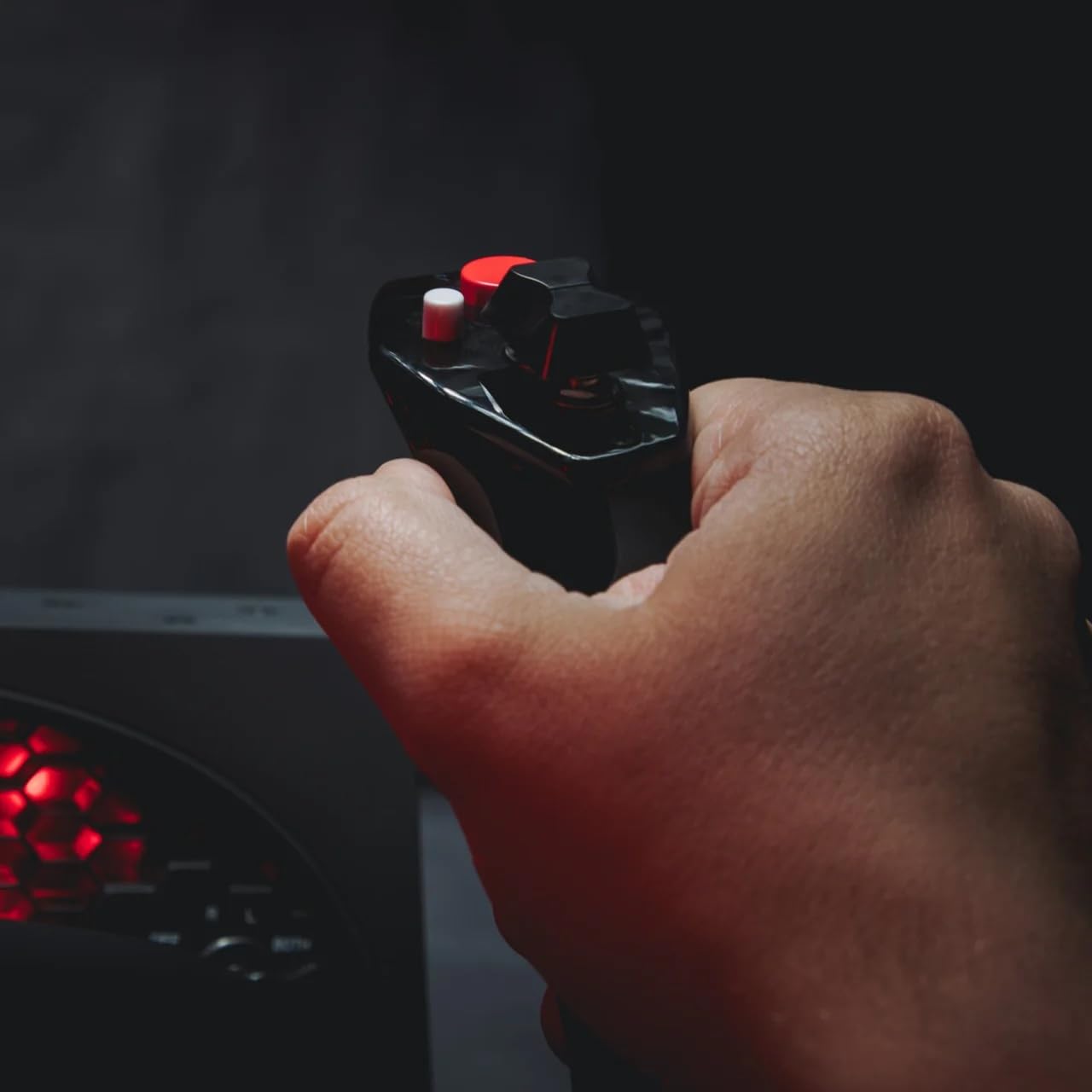 Honeycomb Aeronautical Alpha Flight Controls Yoke y panel de interruptores de calidad aeronáutica para simuladores de vuelo | Sistema de control universal para PC, compatible con MSFS 2024