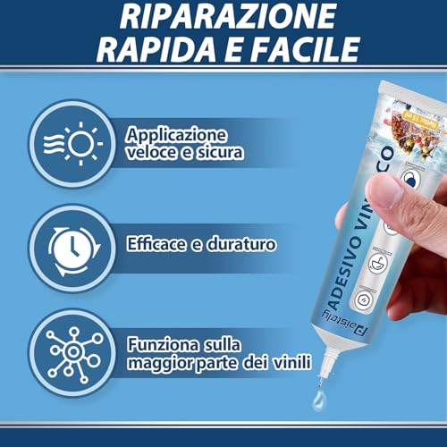 Pool-Reparaturset, hochfester, wasserdichter Poolflicken, transparente und langlebige Poolreparatur, geeignet für die Reparatur verschiedener aufblasbarer Geräte (15 * 2 ml)