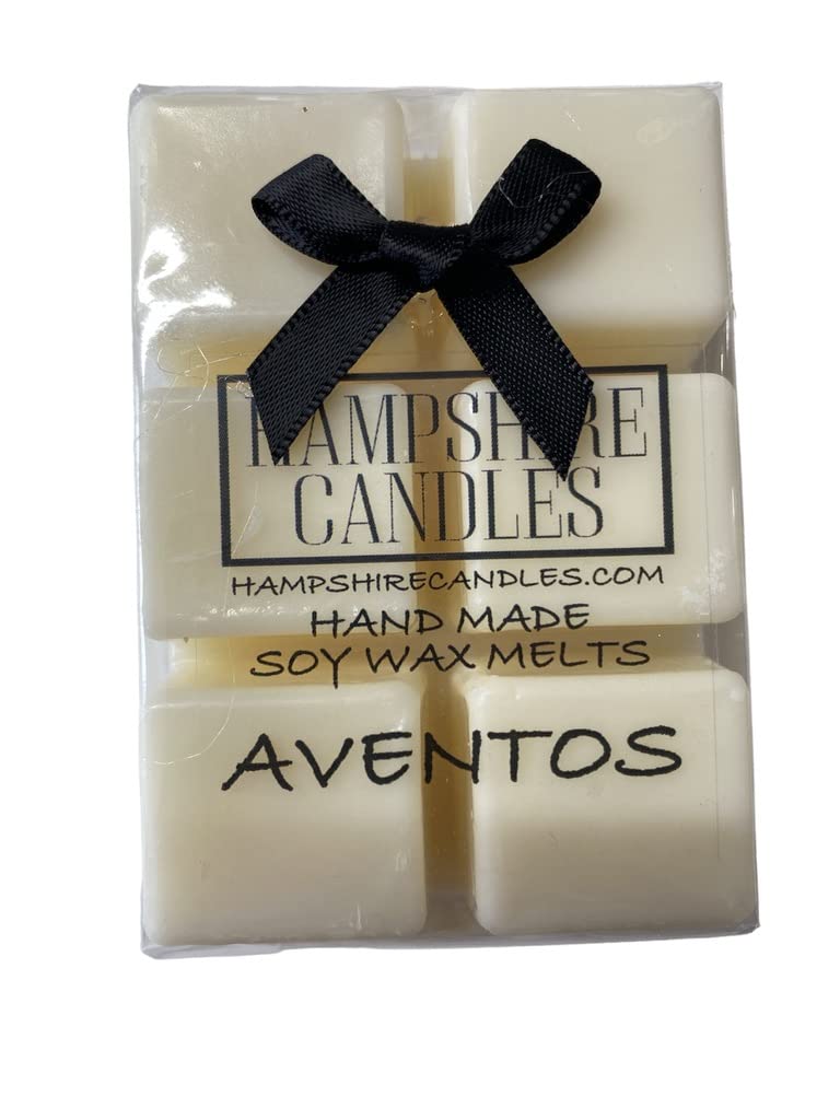 Aventos for Men Wax Melts | Highly Scented Luxury Aftershave Fragrance | 100% Eco Soy Wax | Vegan & Cruelty-Free | Handmade in the UK | Long-Lasting Masculine Home Scent (Approx. 80g)