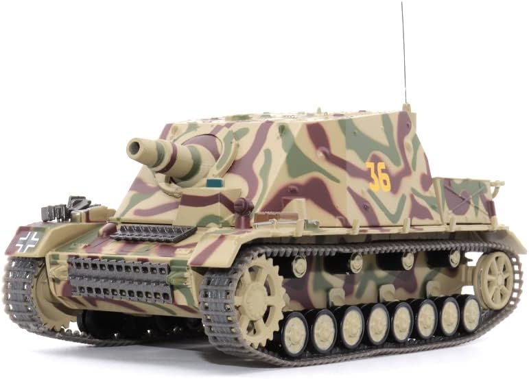 Motor city classics 1:43 Scale Military Diecast Collectible | Sturmpanzer IV Brummbar (Sd. kfz. 166) - Sturmpanzerabteilung 217, France - August 1944 | Militaria Diecast Model 23198-44