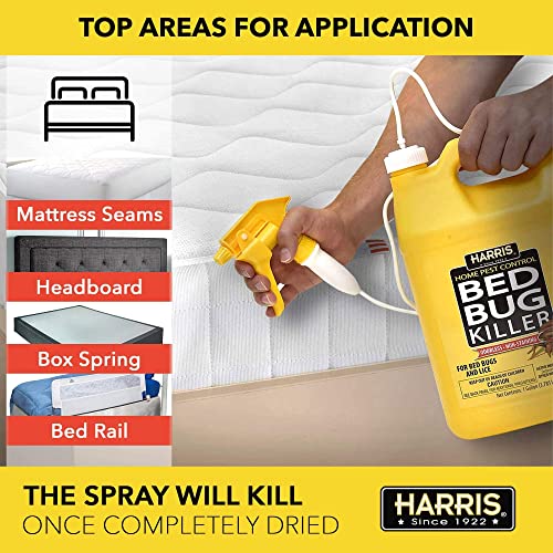 HARRIS Bed Bug Killer, Liquid Spray with Odorless and Non-Staining Formula (Gallon) - Image 4