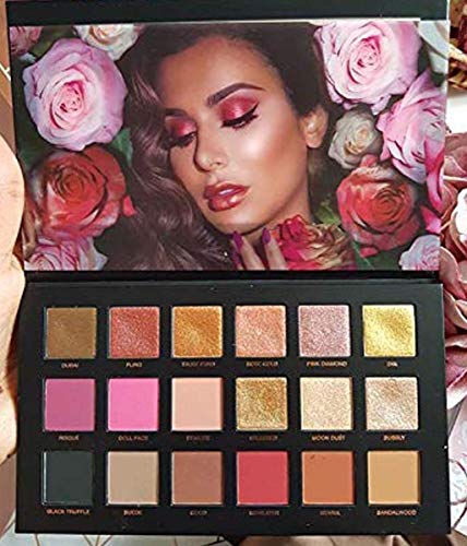 Image of Rose Gold Remastered Eyeshadow Palette (18 Shades), Metallic Finish