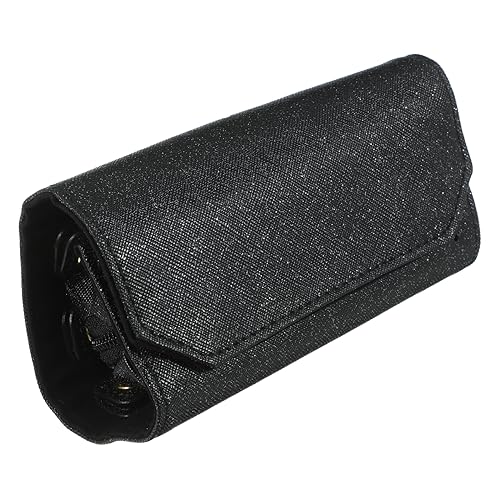 Cabilock Portable Foldable Jewelry Organizer Bag Multifunctional Travel Storage Roll Case for Jewelry Accessories Pu Material Compact Design for for Moms Bridesmaids