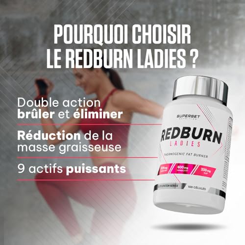 Superset Nutrition | Redburn Ladies (100 Caps) | Brûleurs de Graisse | Formulé pour affiner et tonifier – Image 3