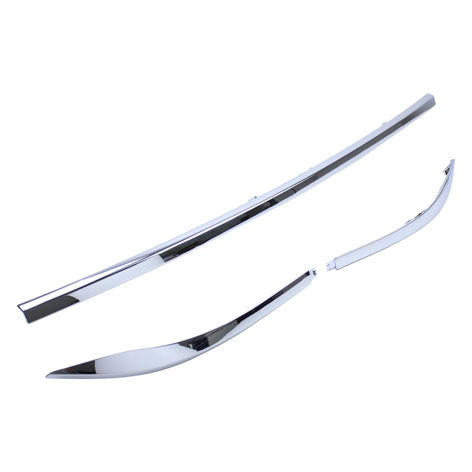 ApplianPar 3Pcs Rear Bumper Left Right and Center Chrome Molding Trim for Nissan Murano 2015 2016 2017 2018 2019 2020